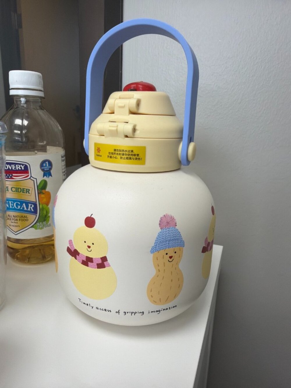 Tagi Insulated Thermos Water Bottle – Cute Cartoon Print